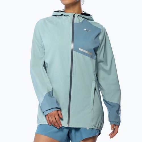 Dámská běžecká bunda Mizuno Waterproof 20K ER cloud blue