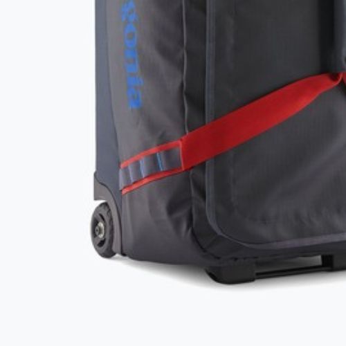 Cestovní taška Patagonia Black Hole Wheeled Duffel 70 l smolder blue/amanita red