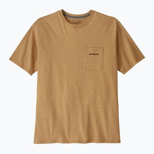 Pánské tričko Patagonia Boardshort Logo Pocket Responsibili talon gold