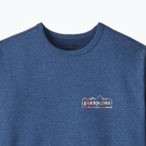 Pánská mikina Patagonia Lightweight Unity Fitz Wildrise Crew clement blue