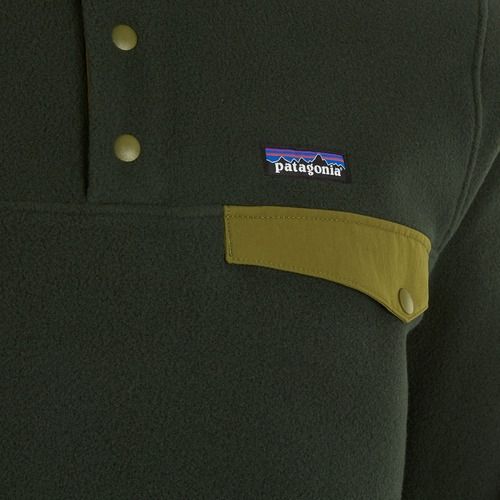Pánská trekkingová mikina Patagonia LW Synch Snap-T P / O old growth green