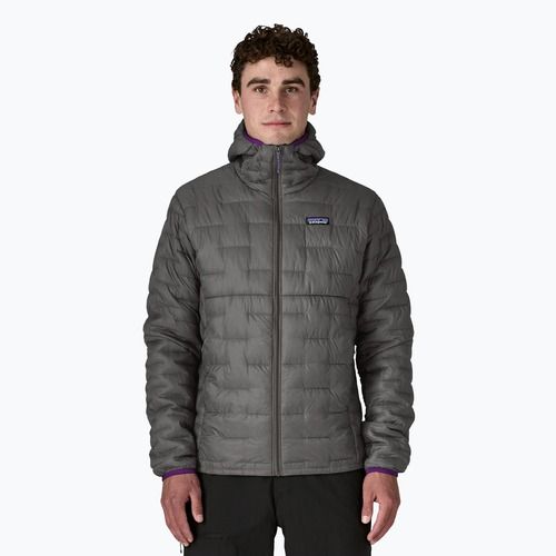 Pánská péřová bunda Patagonia Micro Puff Hoody forge grey