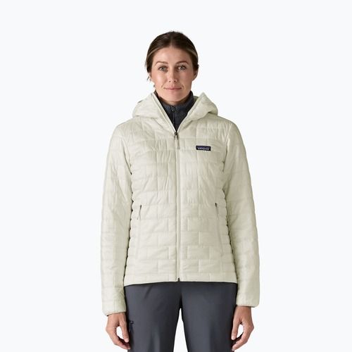 Dámská péřová bunda Patagonia Nano Puff Hoody birch white