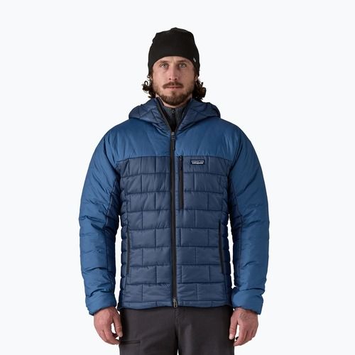 Pánská péřová bunda Patagonia Hi-Loft Nano Puff Hoody clement blue