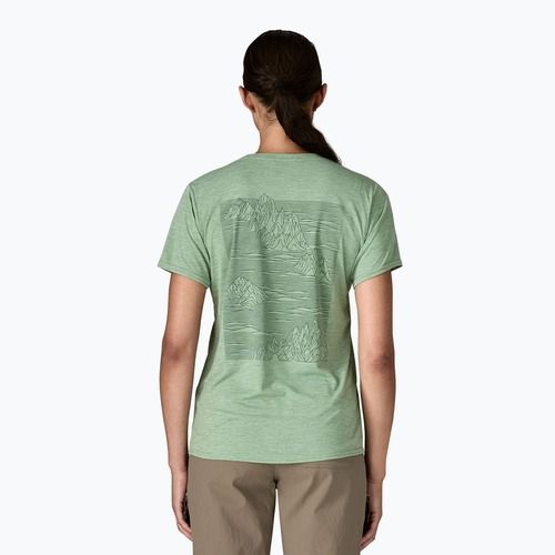Dámské tričko Patagonia Cap Cool Daily Graphic Shirt strataspire / ellwood green x-dye