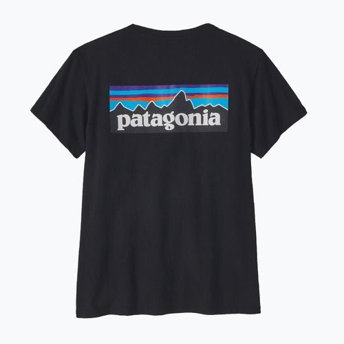 Dámské tričko Patagonia P-6 Logo Responsibili-Tee black