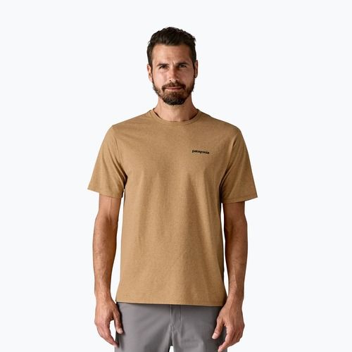 Pánské tričko Patagonia P-6 Logo Responsibili-Tee talon gold