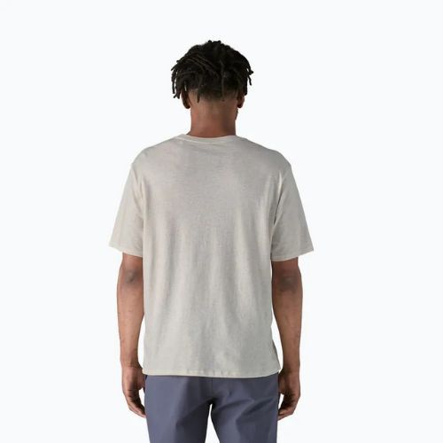 Pánské tričko Patagonia Daily Pocket Tee birch white