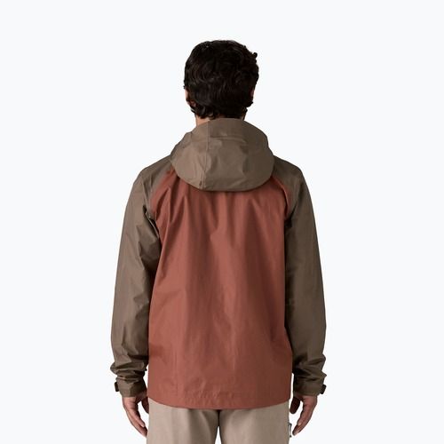 Pánská nepromokavá bunda Patagonia Torrentshell 3L Rain marlow brown