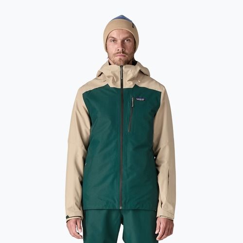 Pánská nepromokavá bunda Patagonia Insulated Powder Town cascade green
