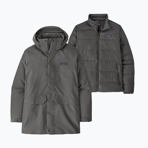 Pánská bunda 3v1 Patagonia Tres 3-in-1 Parka forge grey