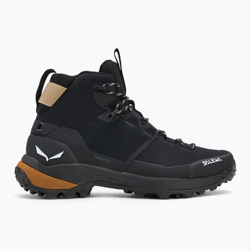 Pánské trekingové boty Salewa Puez 2 Mid Ptx black/black