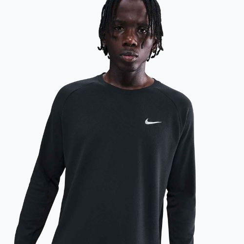 Pánské běžecké tričko Longsleeve Nike Stride Dri-Fit Waffle Crew black