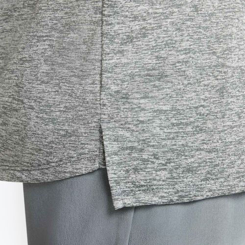 Pánské běžecké tričko Nike Stride ADV smoke grey / heather