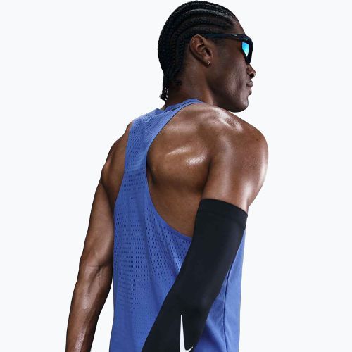 Pánské běžecké tričko Nike AeroSwift Dri-Fit ADV comet blue / black