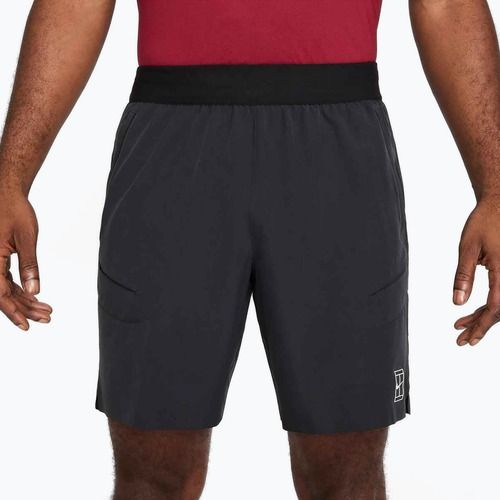 Pánské tenisové šortky Nike Court Dri-Fit Advantage 8" černé/bílé