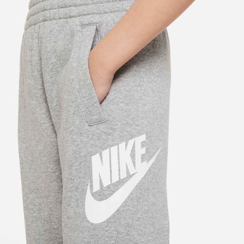 Dětské kalhoty Nike Club Fleece dark grey heather/base grey/white