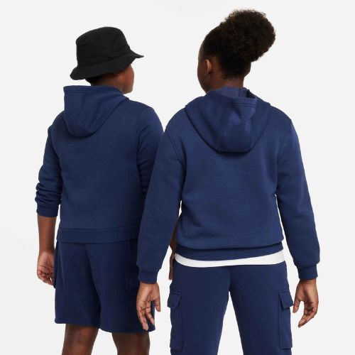 Dětská mikina Nike Sportswear Club Fleece midnight navy/white