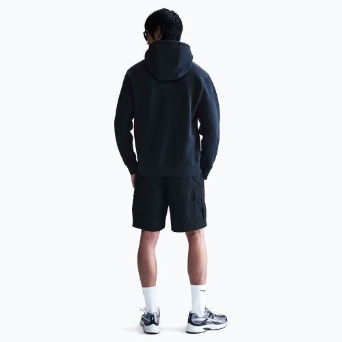 Pánská mikina Nike Club Full Zip Hoodie obsidian/obsidian/white
