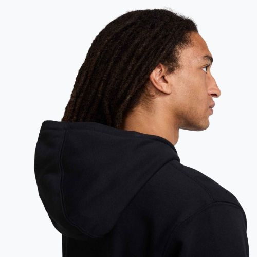 Pánská mikina Nike Club French Terry Pullover Hoodie black/black/white