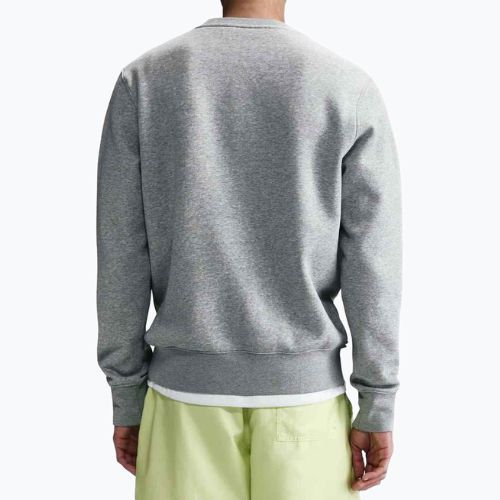 Pánská mikina Nike Club Fleece Crew dark grey heather/white