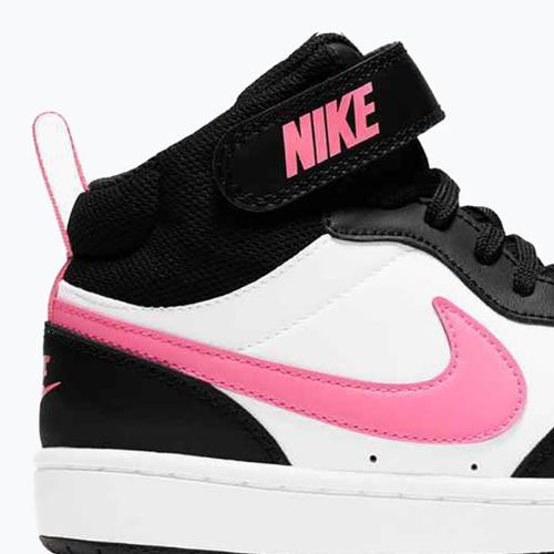Dětské boty Nike Court Borough Mid 2 black/sunset pulse/white