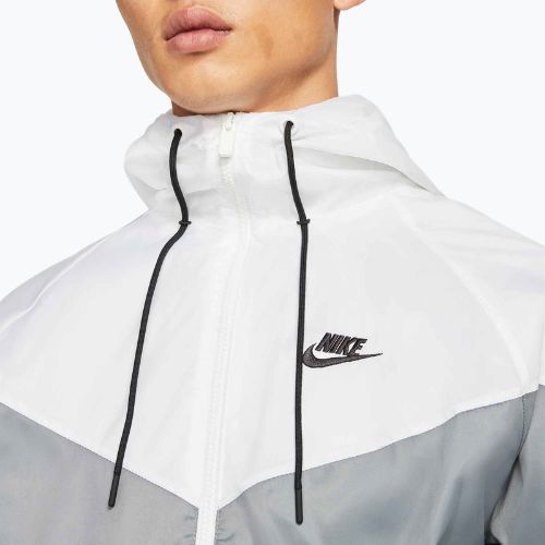 Pánská bunda Nike Sportswear Windrunner smoke grey/white/smoke grey/black