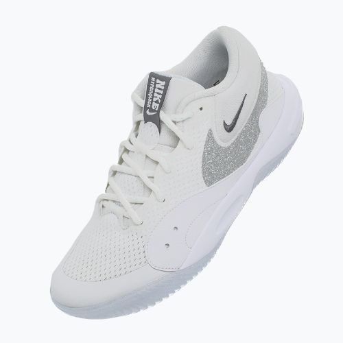 Volejbalové boty Nike Hyperquick Court Flight SE summit white/metallic silver/pure platinum