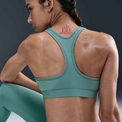 Tréninková podprsenka Nike Swoosh Light Support cannon/white