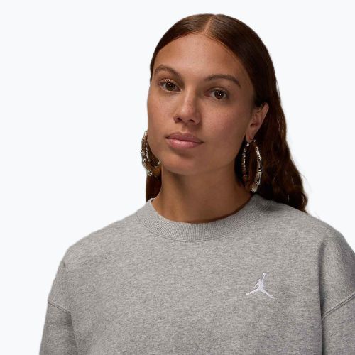 Dámská mikina Jordan Brooklyn Fleece dark grey heather/white