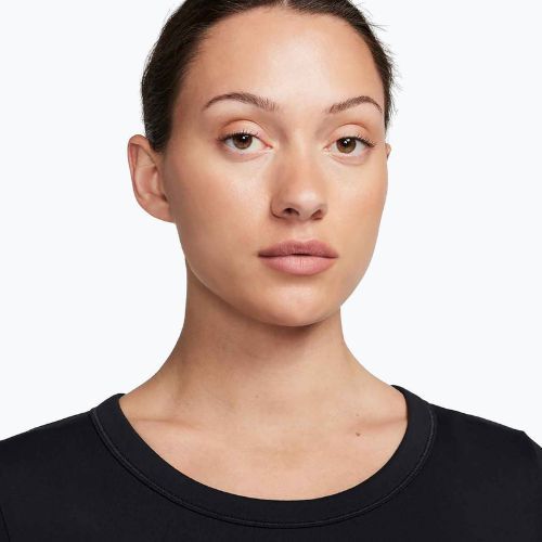 Dámské tréninkové tričko Nike One Fitted Dri-Fit Cropped Top black