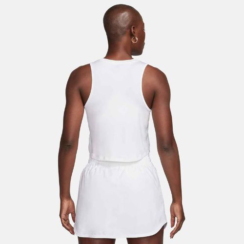 Dámské tréninkové tričko Nike One Classic Dri-Fit Cropped Tank white