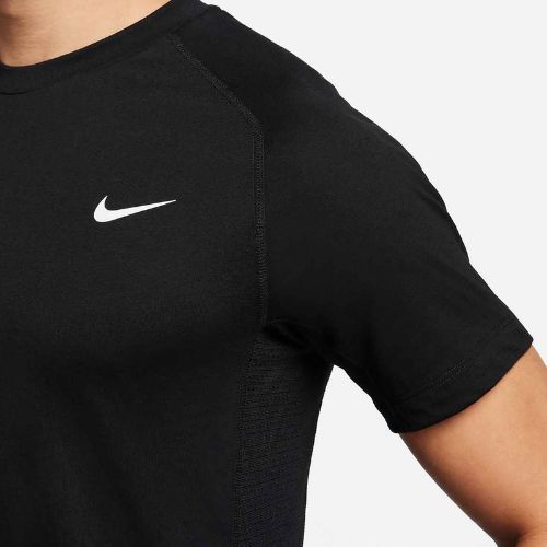 Pánské tenisové tričko Nike Flex Rep Dri-Fit black/white