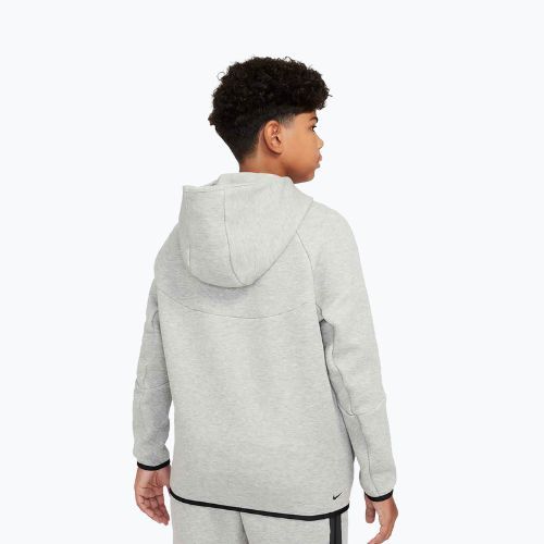 Dětská mikina Nike Sportswear Tech Fleece Full-Zip dark grey heather/black/black