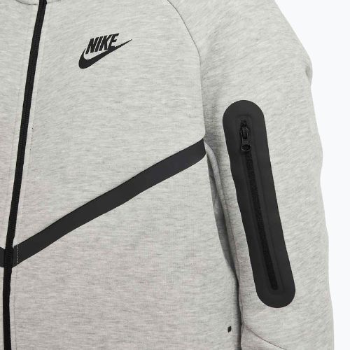 Dětská mikina Nike Sportswear Tech Fleece Full-Zip dark grey heather/black/black