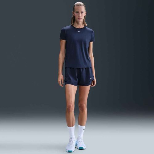 Dámské tréninkové tričko Nike One Classic Dri-Fit midnight navy/white