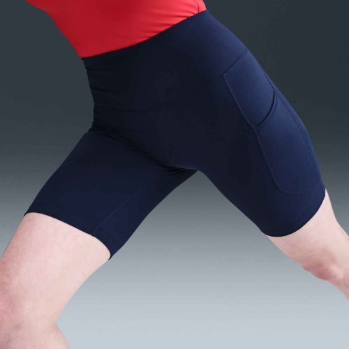 Dámské šortky Nike One High Waisted 8" Biker midnight navy