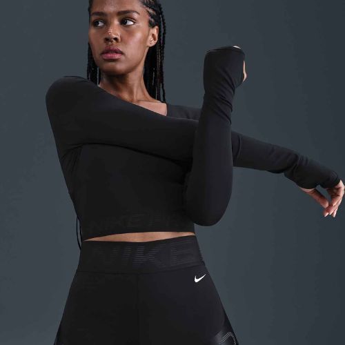 Dámské šortky Nike Pro Sculpt High Waisted 5" Biker black/anthracite/white