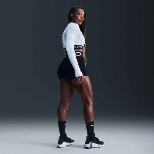 Dámské šortky Nike Pro Sculpt High Waisted 3" Biker black/white