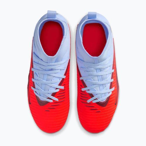 Dětské kopačky Nike Phantom 6 High Club FG/MG royal tint/bright crimson