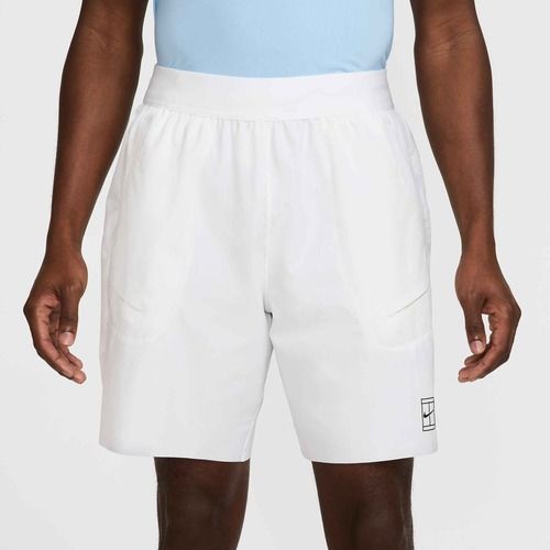 Pánské tenisové šortky Nike Court Dri-Fit Advantage 8" white/black