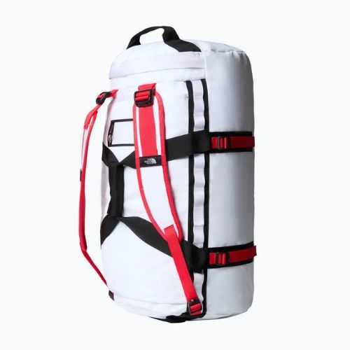 Cestovní taška The North Face Base Camp Duffel M 71 l white/black/elevation red