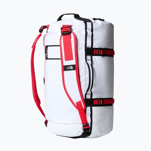 Cestovní taška The North Face Base Camp Duffel S 50 l white/black/elevation red