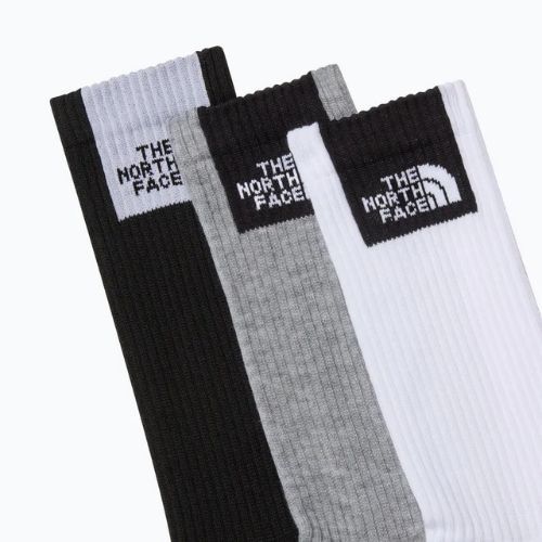 Ponožky The North Face Multi Sport Fine Box Cush Crew 3 páry white/black