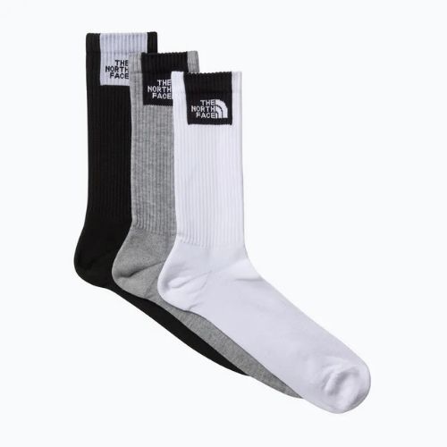 Ponožky The North Face Multi Sport Fine Box Cush Crew 3 páry white/black