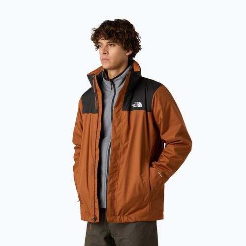 Pánská bunda 3v1 The North Face Evolve II Triclimate burnt umber/asphalt grey