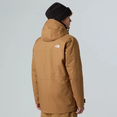 Pánská snowboardová bunda The North Face Fourbarrel Triclimate utility brown/khaki