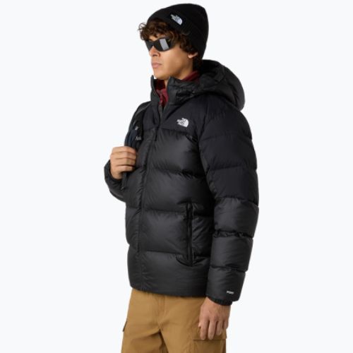 Pánská péřová bunda The North Face Diablo Down 2.0 Hoodie black/black/recycled down