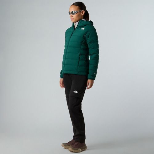 Dámská péřová bunda The North Face Abseil Stretch Down Hoodie hunter green