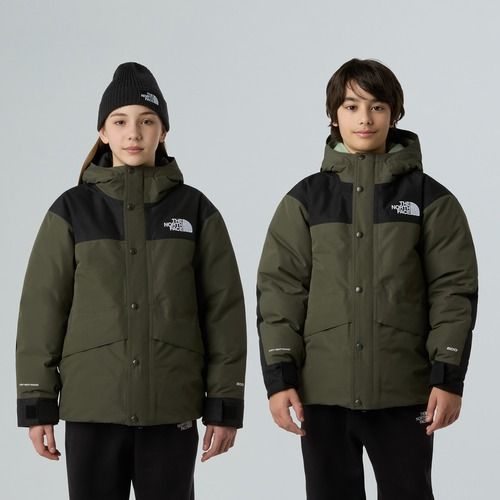 Dětská nepromokavá bunda The North Face Mountain Down new taupe green